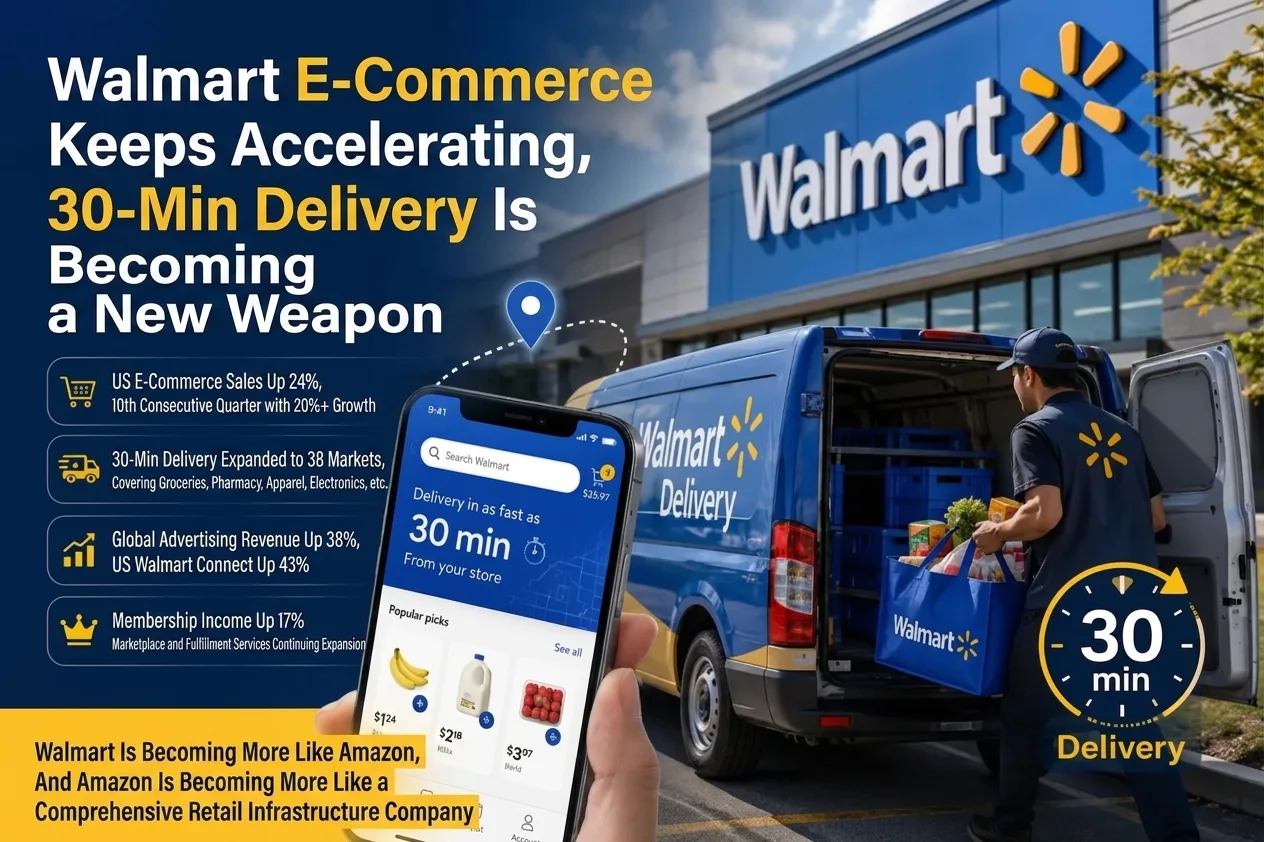 Walmart E-Commerce Running Wild: 30-Minute Delivery Is Redefining American Retail